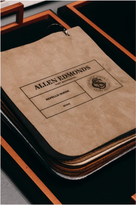 Customize your leather shoes at Port Washington Studio with Allen Edmonds!