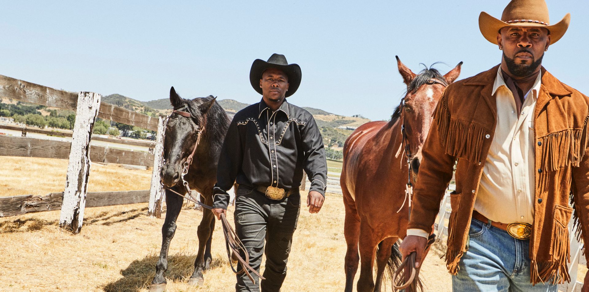 jalen leading a horse