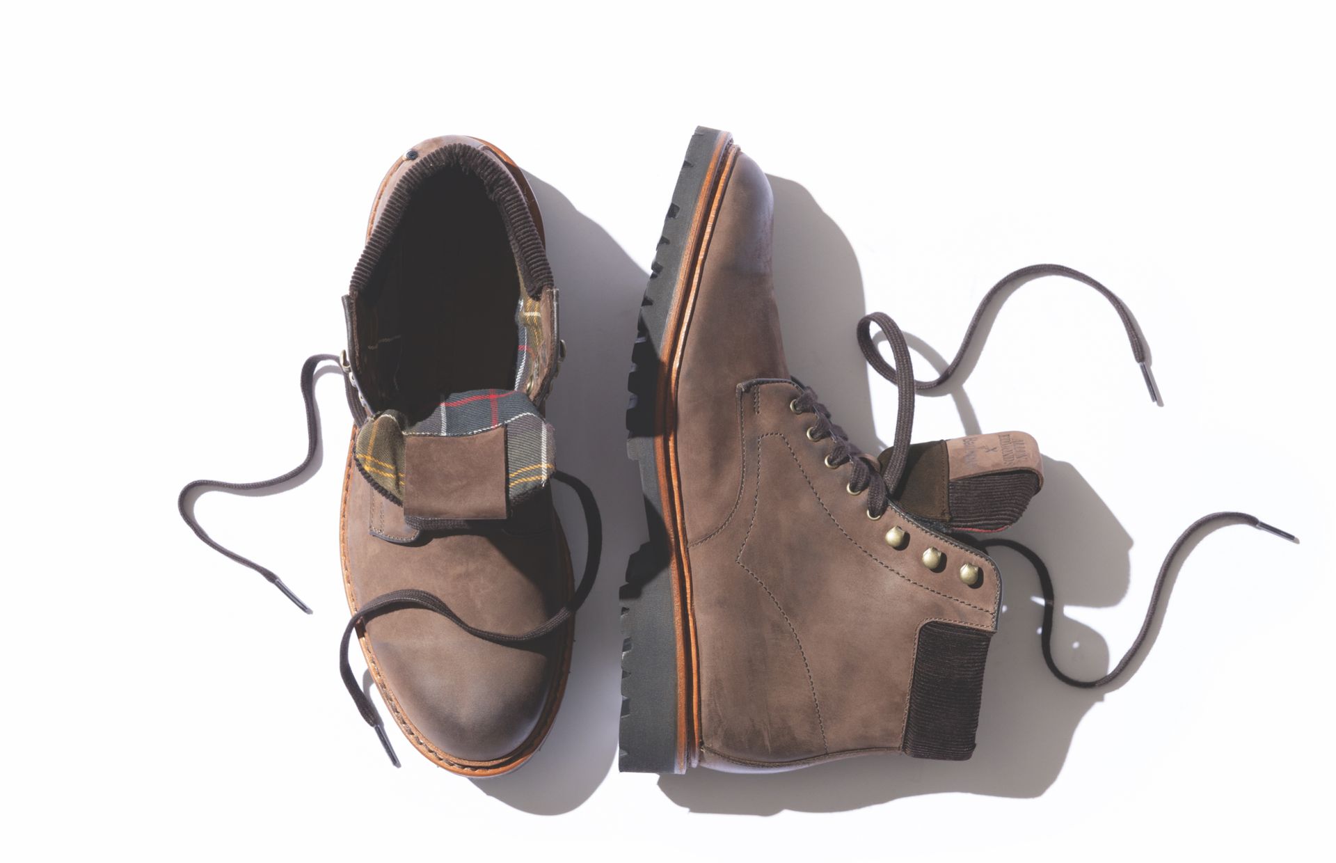 Barbour and Allen Edmonds Higgins Mill boot collaboration